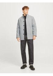 Ανδρικό Παλτό Jack & Jones JJeharrison Wool Blend Jacket SN 12258674 Light Grey Melange
