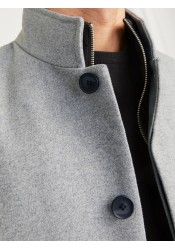 Ανδρικό Παλτό Jack & Jones JJeharrison Wool Blend Jacket SN 12258674 Light Grey Melange