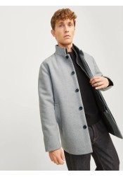 Ανδρικό Παλτό Jack & Jones JJeharrison Wool Blend Jacket SN 12258674 Light Grey Melange