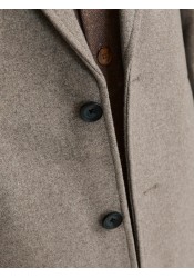 Ανδρικό Παλτό Jack & Jones JJEHarrison Wool Blend Coat SN 12263845 Greige