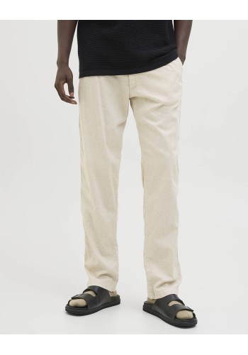 Ανδρικό Λινό Παντελόνι Jack & Jones Jpstace Breeze Jogger SN 12229699 Moonbeam
