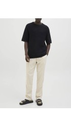 Ανδρικό Λινό Παντελόνι Jack & Jones Jpstace Breeze Jogger SN 12229699 Moonbeam