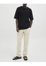 Ανδρικό Λινό Παντελόνι Jack & Jones Jpstace Breeze Jogger SN 12229699 Moonbeam Ανδρικό Λινό Παντελόνι Jack & Jones Jpstace Breeze Jogger SN 12229699 Moonbeam