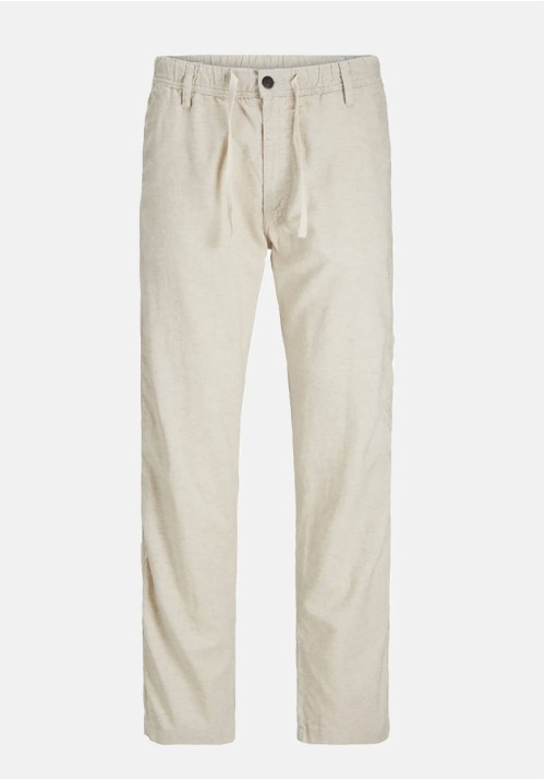 Ανδρικό Λινό Παντελόνι Jack & Jones Jpstace Breeze Jogger SN 12229699 Moonbeam