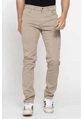 Ανδρικό Παντελόνι 5 pocket Ελαστικό Carrera 700/9167-264 Μπεζ