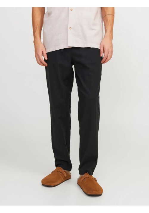 Ανδρικό Λινό Παντελόνι Jack & Jones Jpstace Breeze Jogger SN 12229699 Black