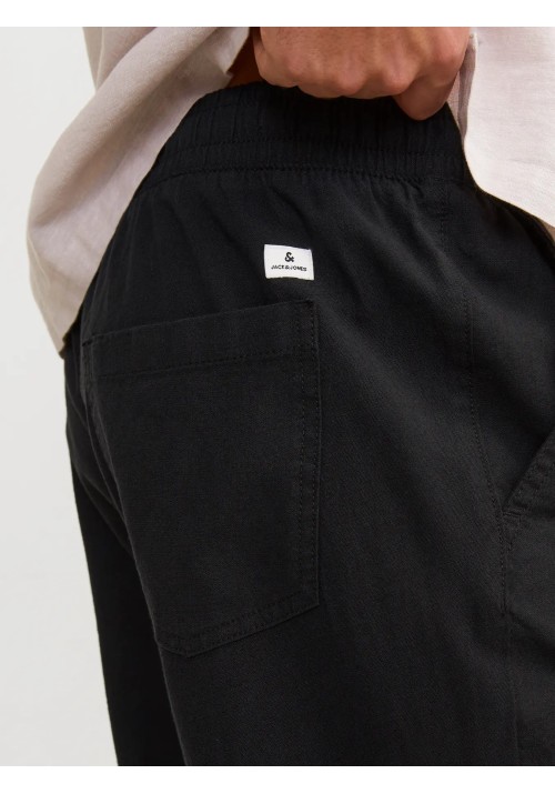 Ανδρικό Λινό Παντελόνι Jack & Jones Jpstace Breeze Jogger SN 12229699 Black