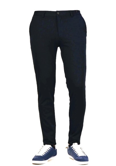 Ανδρικό Παντελόνι Chino Ελαστικό με Slim Εφαρμογή Gnious 7087-32 Μπλε