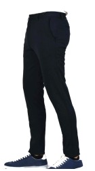 Ανδρικό Παντελόνι Chino Ελαστικό με Slim Εφαρμογή Gnious 7087-32 Μπλε