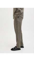 Ανδρικό Παντελόνι Λινό Jack & Jones JPSTKarl Lawrence Linen Chino SN 12253120 Tea Leaf Ανδρικό Παντελόνι Λινό Jack & Jones JPSTKarl Lawrence Linen Chino SN 12253120 Tea Leaf