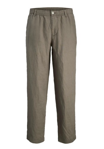 Ανδρικό Παντελόνι Λινό Jack & Jones JPSTKarl Lawrence Linen Chino SN 12253120 Tea Leaf