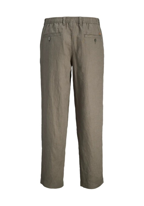 Ανδρικό Παντελόνι Λινό Jack & Jones JPSTKarl Lawrence Linen Chino SN 12253120 Tea Leaf