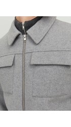 Ανδρικό Jacket Jack & Jones JJEMORRISON WOOL SN 12239005 Γκρι Ανδρικό Jacket Jack & Jones JJEMORRISON WOOL SN 12239005 Γκρι