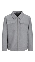 Ανδρικό Jacket Jack & Jones JJEMORRISON WOOL SN 12239005 Γκρι Ανδρικό Jacket Jack & Jones JJEMORRISON WOOL SN 12239005 Γκρι