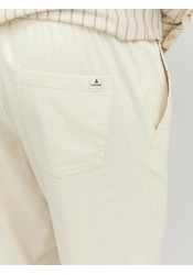 Ανδρικό Λινό Παντελόνι Jack & Jones Jpstace Breeze Jogger SN 12229699 Moonbeam