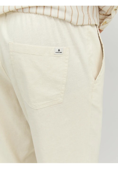 Ανδρικό Λινό Παντελόνι Jack & Jones Jpstace Breeze Jogger SN 12229699 Moonbeam