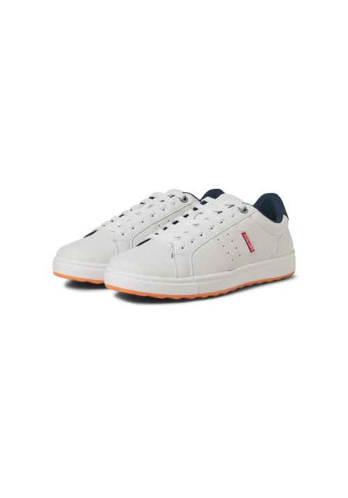 Ανδρικά Παπούτσια Sneakers Jack & Jones Jfwcardiff Pu Ln 12286683 White