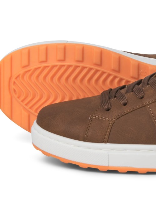 Ανδρικά Παπούτσια Sneakers Jack & Jones Jfwcardiff Pu Ln 12286683 Cognac