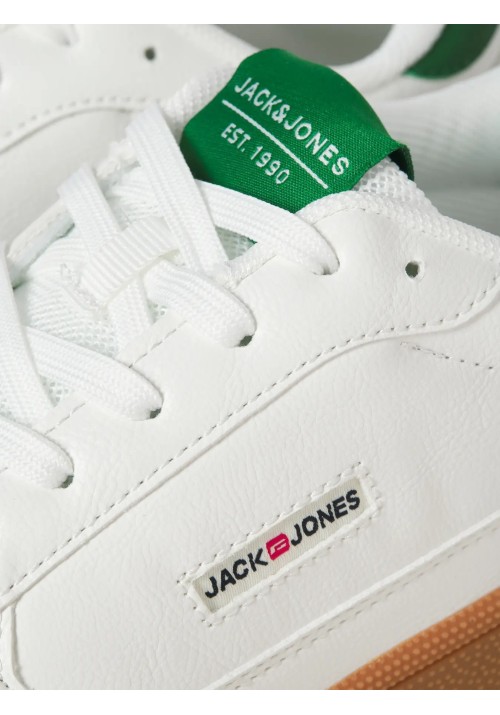 Ανδρικά Παπούτσια Sneakers Jack & Jones JFWBounce PU Sneaker Noos 12268368 White Vertant Green