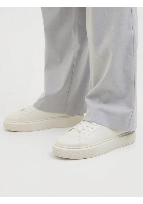 Ανδρικά Παπούτσια Sneakers Jack & Jones JFWaspire Cupsole PU Sneakers NOOS 12275135 Λευκά