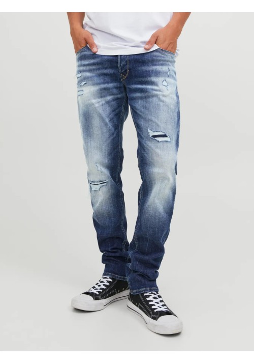 Ανδρικό Παντελόνι Τζιν Jack & Jones JJIGlenn JJIGlenn JJBlair GE 475 SN 12242085 Blue Denim