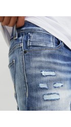 Ανδρικό Παντελόνι Τζιν Jack & Jones JJIGlenn JJIGlenn JJBlair GE 475 SN 12242085 Blue Denim