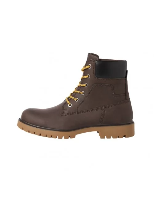 Ανδρικά Μποτάκια Jack & Jones 12243421 JFWfinius Pu Nubuck Boot Καφέ