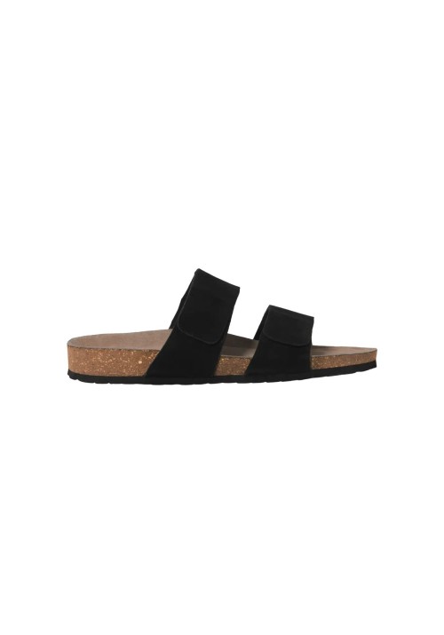 Ανδρικές Σαγιονάρες  Jack & Jones JFWMall TA Suede Sandal 12292918 Μαύρες