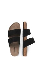 Ανδρικές Σαγιονάρες  Jack & Jones JFWMall TA Suede Sandal 12292918 Μαύρες