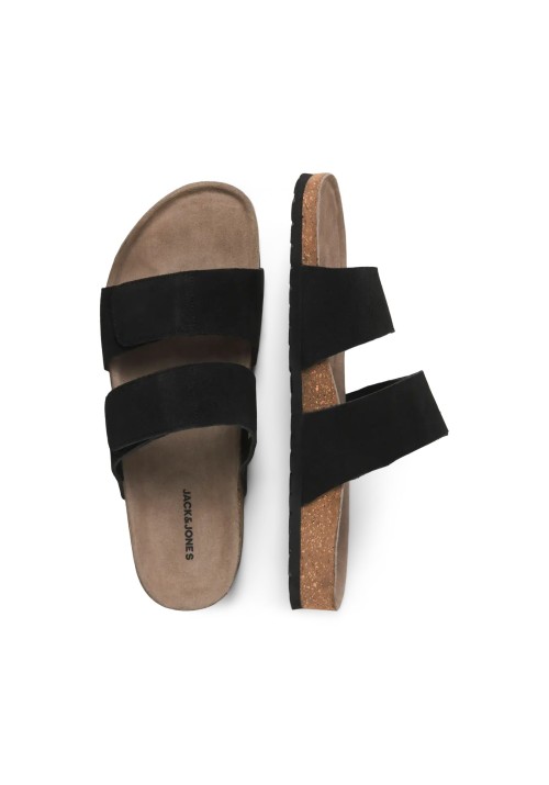 Ανδρικές Σαγιονάρες  Jack & Jones JFWMall TA Suede Sandal 12292918 Μαύρες