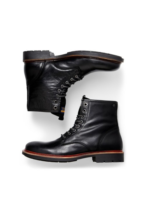 Ανδρικά Μποτάκια Jack & Jones JFWTanner Leather Boot SN 12215613 Anthracite