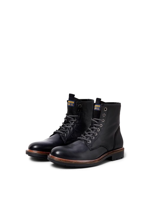 Ανδρικά Μποτάκια Jack & Jones JFWTanner Leather Boot SN 12215613 Anthracite