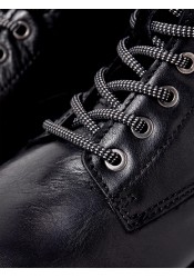 Ανδρικά Μποτάκια Jack & Jones JFWTanner Leather Boot SN 12215613 Anthracite