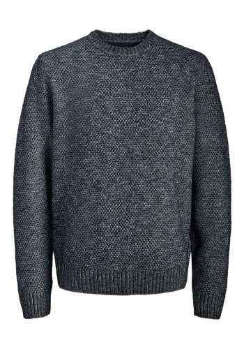 Ανδρικό Πλεκτό Jack & Jones JPRLAWilson Knit Crew Neck STYD 12286140 Night Sky Melange