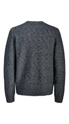 Ανδρικό Πλεκτό Jack & Jones JPRLAWilson Knit Crew Neck STYD 12286140 Night Sky Melange