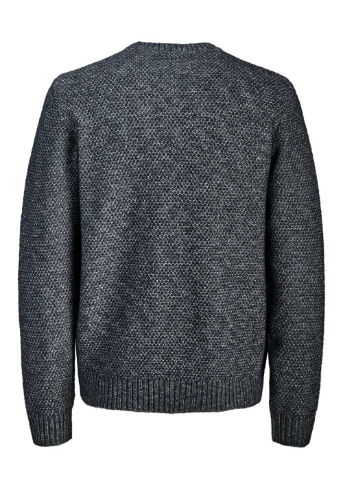 Ανδρικό Πλεκτό Jack & Jones JPRLAWilson Knit Crew Neck STYD 12286140 Night Sky Melange