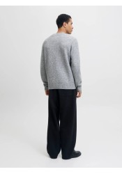 Ανδρικό Πλεκτό Jack & Jones JPRLAWilson Knit Crew Neck STYD 12286140 Light Grey Melange