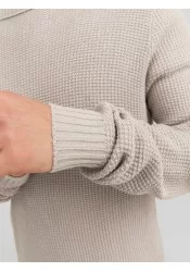 Ανδρικό  Πουλόβερ Πλεκτό Jorrib Knit Crew Neck  Jack & Jones 12241216 Μπεζ