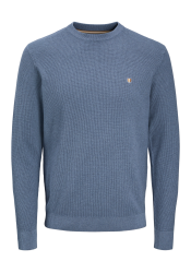 Ανδρικό Βαμβακερό Πλεκτό Jack & Jones JPRBlurony Knit Crew Neck 12259684 Sargasso Sea