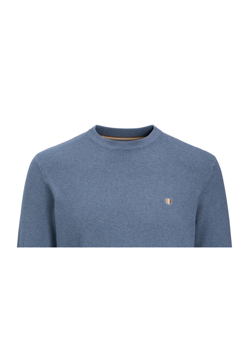 Ανδρικό Βαμβακερό Πλεκτό Jack & Jones JPRBlurony Knit Crew Neck 12259684 Sargasso Sea