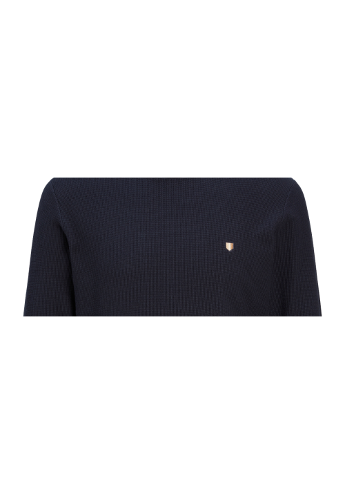 Ανδρικό Πλεκτό Βαμβακερό Jack & Jones JPRBlurony Knit Crew Neck 12259684 Maritime Blue