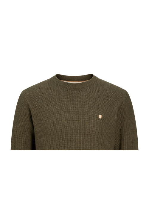 Ανδρικό Βαμβακερό Πλεκτό Jack & Jones JPRBlurony Knit Crew Neck 12259684 Olive Night