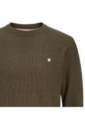 Ανδρικό Βαμβακερό Πλεκτό Jack & Jones JPRBlurony Knit Crew Neck 12259684 Olive Night