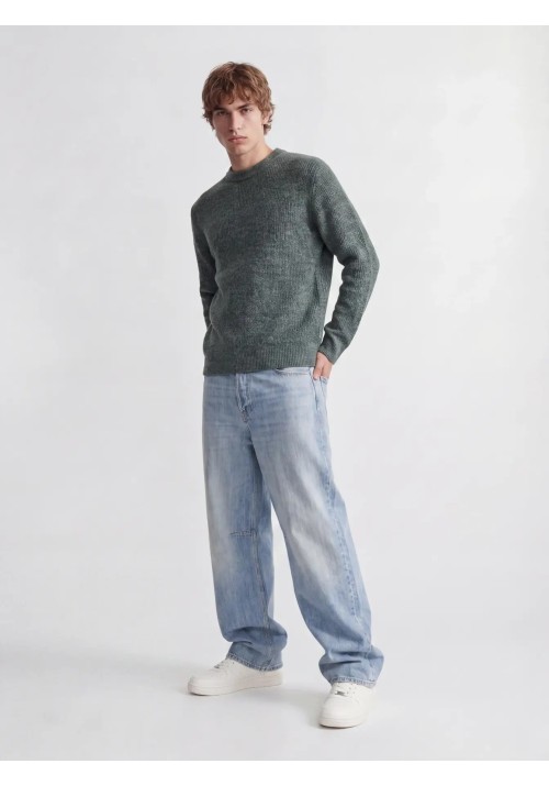 Ανδρικό Πουλόβερ Πλεκτό Jack & Jones Jorfredetiksberg Ollie Knit Crew Neck 12300465 Laurel Wreath Melange Ανδρικό Πουλόβερ Πλεκτό Jack & Jones Jorfredetiksberg Ollie Knit Crew Neck 12300465 Laurel Wreath Melange