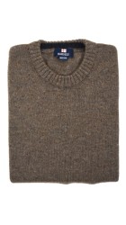 Ανδρικό Πουλόβερ Πλεκτό Μάλλινο Harvest 2428-10 Καφέ