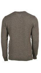 Ανδρικό Πουλόβερ Πλεκτό Μάλλινο Harvest 2428-10 Καφέ
