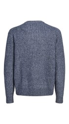 Ανδρικό Πουλόβερ Πλεκτό Jack & Jones Jorfredetiksberg Ollie Knit Crew Neck 12300465 Crown Blue Melange Ανδρικό Πουλόβερ Πλεκτό Jack & Jones Jorfredetiksberg Ollie Knit Crew Neck 12300465 Crown Blue Melange