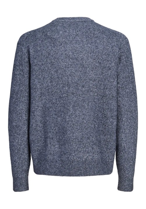 Ανδρικό Πουλόβερ Πλεκτό Jack & Jones Jorfredetiksberg Ollie Knit Crew Neck 12300465 Crown Blue Melange Ανδρικό Πουλόβερ Πλεκτό Jack & Jones Jorfredetiksberg Ollie Knit Crew Neck 12300465 Crown Blue Melange