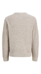 Ανδρικό Πουλόβερ Πλεκτό Jack & Jones JJJAxon Knit Crew Neck 12306928 Sea Salt Twisted Mulch Ανδρικό Πουλόβερ Πλεκτό Jack & Jones JJJAxon Knit Crew Neck 12306928 Sea Salt Twisted Mulch
