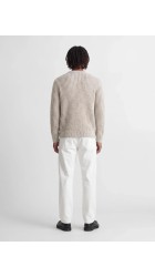 Ανδρικό Πουλόβερ Πλεκτό Jack & Jones JJJAxon Knit Crew Neck 12306928 Sea Salt Twisted Mulch Ανδρικό Πουλόβερ Πλεκτό Jack & Jones JJJAxon Knit Crew Neck 12306928 Sea Salt Twisted Mulch